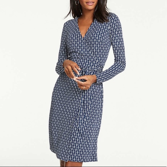 ann taylor wrap dress